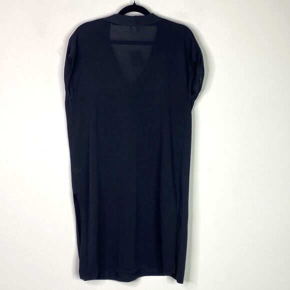 New J. Jill V-Neck Cap Sleeve Side Slit Tunic Top Cover Up Women's Size Small - Picture 2 of 9